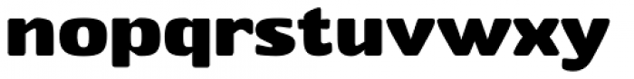 Stubby Bold Font LOWERCASE