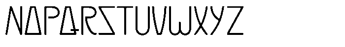 Studio Lot JNL Regular Font UPPERCASE