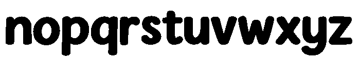 Study buddy Bold Font LOWERCASE