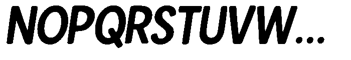 Study buddy Italic Font UPPERCASE