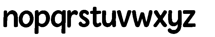 Study buddy Regular Font LOWERCASE