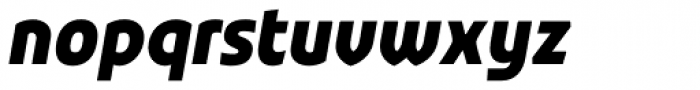 Stumpy Condensed Oblique Font LOWERCASE