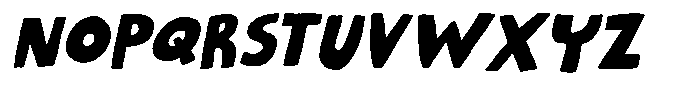 Stupid Thing Italic Font UPPERCASE