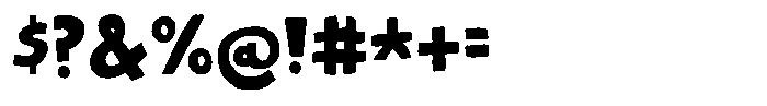 Stupid Thing Regular Font OTHER CHARS