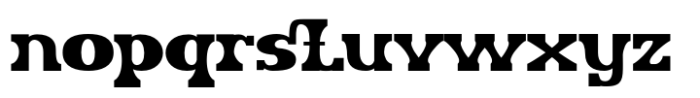 Sturel Regular Font LOWERCASE