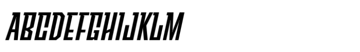 Sturgeon Bold Oblique Font UPPERCASE