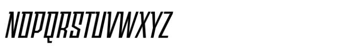 Sturgeon Oblique Font UPPERCASE