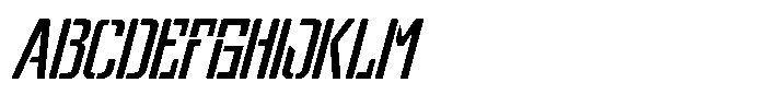 Stuva Sports Italic Font UPPERCASE