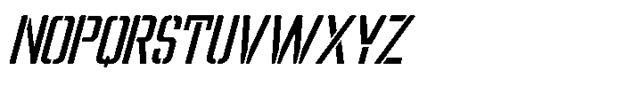 Stuva Sports Italic Font UPPERCASE