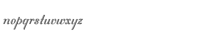 Stuyvesant BT Std Regular Engraved Font LOWERCASE