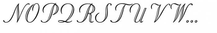 Stuyvesant Engraved Engraved Font UPPERCASE