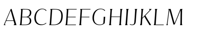 Style Bloom Light-Italic Font UPPERCASE