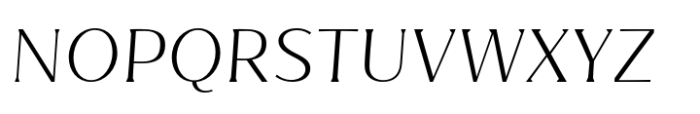 Style Bloom Light-Italic Font UPPERCASE