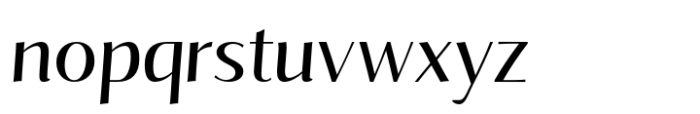Style Bloom Medium-Italic Font LOWERCASE