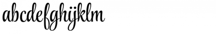 Style Script Font LOWERCASE