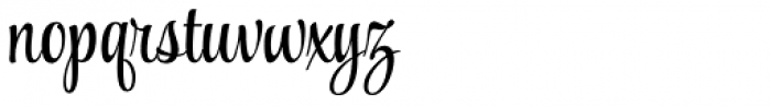 Style Script Font LOWERCASE