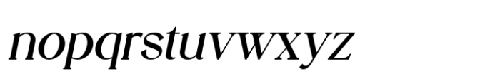 Stylebooks Typeface Italic Font LOWERCASE