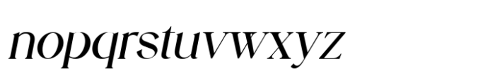 Stylebooks Typeface Thin Italic Font LOWERCASE