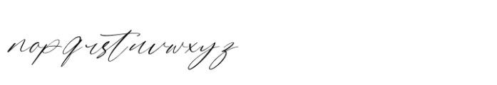 Stylish Aesthetic Italic Font LOWERCASE