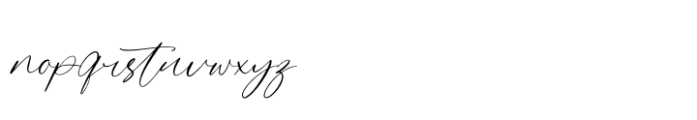 Stylish Aesthetic Regular Font LOWERCASE