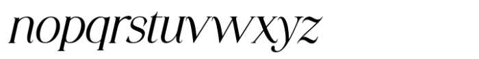 Stylish Avenger Italic Font LOWERCASE