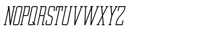 Stylish Title JNL Oblique Font UPPERCASE