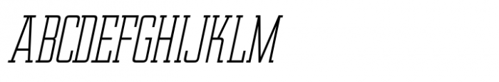 Stylish Title JNL Oblique Font LOWERCASE