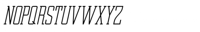 Stylish Title JNL Oblique Font LOWERCASE