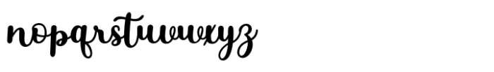 Stylish Font LOWERCASE