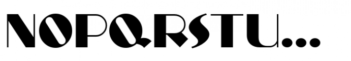 Stylized Deco JNL Regular Font LOWERCASE