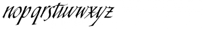 Styx Rough Font LOWERCASE