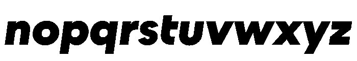 STKAstro BlackItalic Font LOWERCASE