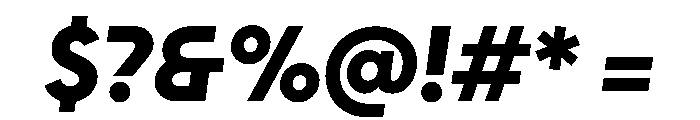 STKAstro HeavyItalic Font OTHER CHARS