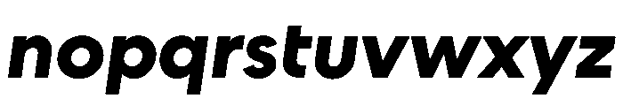 STKAstro HeavyItalic Font LOWERCASE