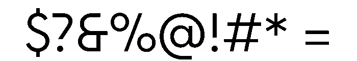 STKAstro Light Font OTHER CHARS