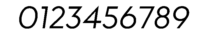 STKAstro LightItalic Font OTHER CHARS