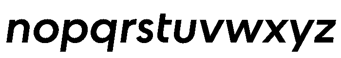 STKAstro MediumItalic Font LOWERCASE