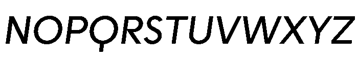 STKAstro RegularItalic Font UPPERCASE