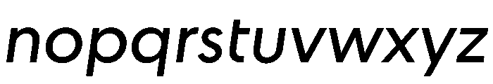 STKAstro RegularItalic Font LOWERCASE