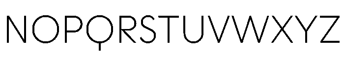 STKAstro Thin Instance Font UPPERCASE
