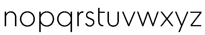 STKAstro Thin Instance Font LOWERCASE