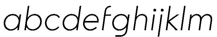 STKAstro ThinItalic FONT
