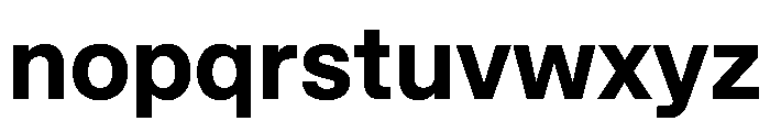 STKBureauSans Bold Font LOWERCASE
