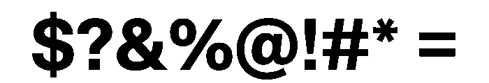 STKBureauSansCollection Bold Instance Font OTHER CHARS