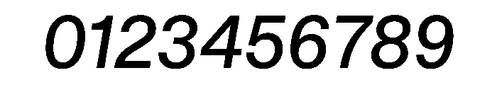 STKBureauSansCollection Italic Instance Font OTHER CHARS