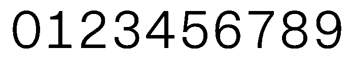 STKBureauSansMono Light Font OTHER CHARS