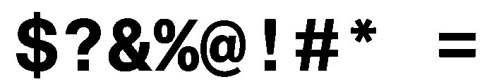 STKBureauSansMonoComplete Bold Instance Font OTHER CHARS
