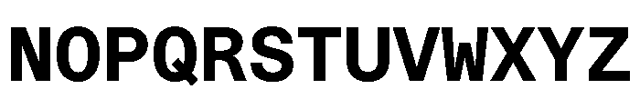 STKBureauSansMonoComplete Bold Instance Font UPPERCASE