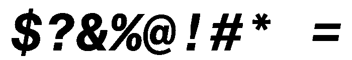 STKBureauSansMonoComplete BoldItalic Instance Font OTHER CHARS