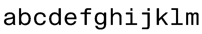 STKBureauSansMonoComplete Book Instance FONT